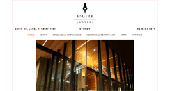 Desktop Screenshot of mcgirrlawyers.com