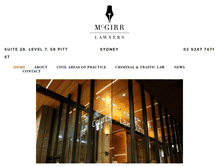 Tablet Screenshot of mcgirrlawyers.com